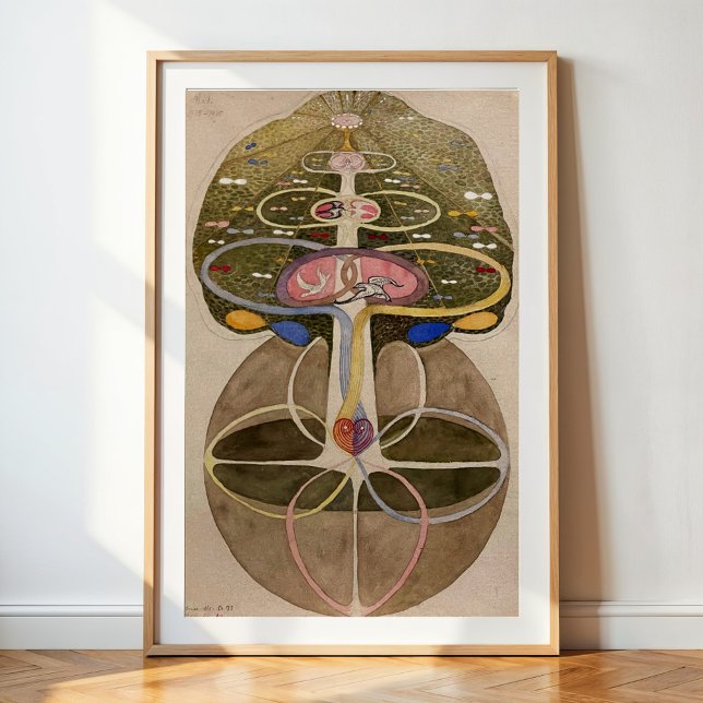 Póster Árbol del conocimiento No.1, Hilma af Klint (Subido por el creador)