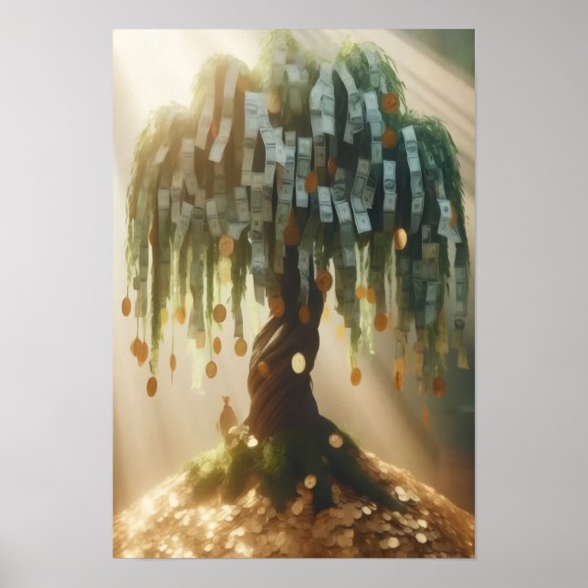 Póster Árbol del dinero (Frente)