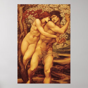 Póster Árbol del Perdón, Sir Edward Coley Burne-Jones