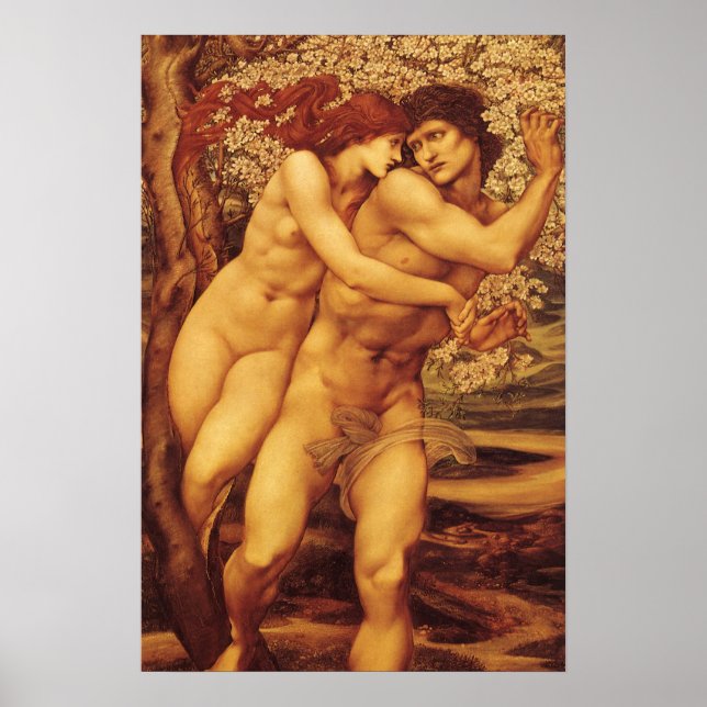 Póster Árbol del Perdón, Sir Edward Coley Burne-Jones (Frente)