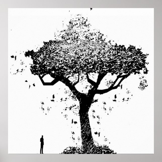 Póster Árbol del Poster Ash (Frente)