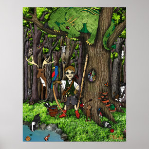 Póster Árbol del tesoro