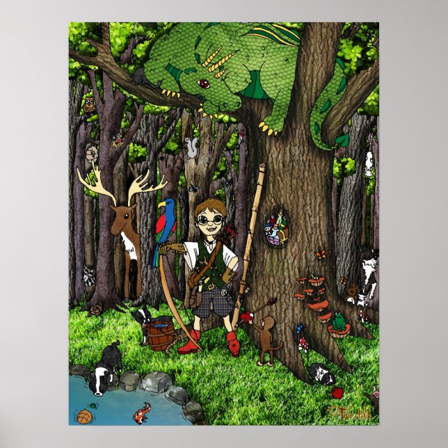 Póster Árbol del tesoro (Frente)