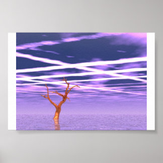 Póster Árbol dorado