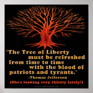 Póster Árbol Jefferson de la Libertad