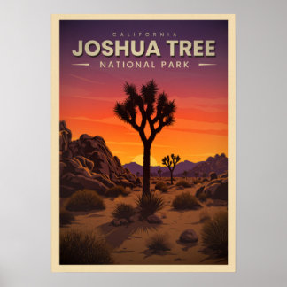 Póster Árbol Joshua V01