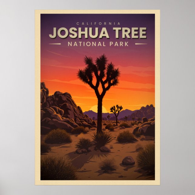 Póster Árbol Joshua V01 (Frente)