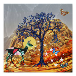 Póster Árbol mágico