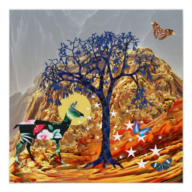 Póster Árbol mágico (Anverso)