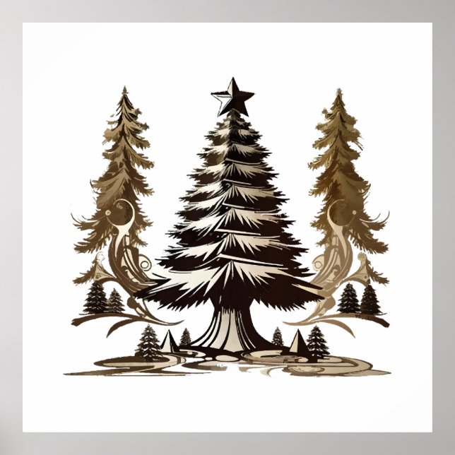 Póster Árbol Mágico (Frente)