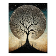 Árbol mágico místico