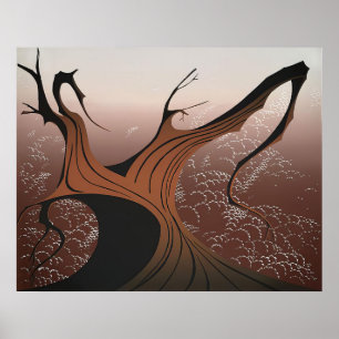 Póster Árbol Marrón - 1974; Estados Unidos  Eyvind Earle