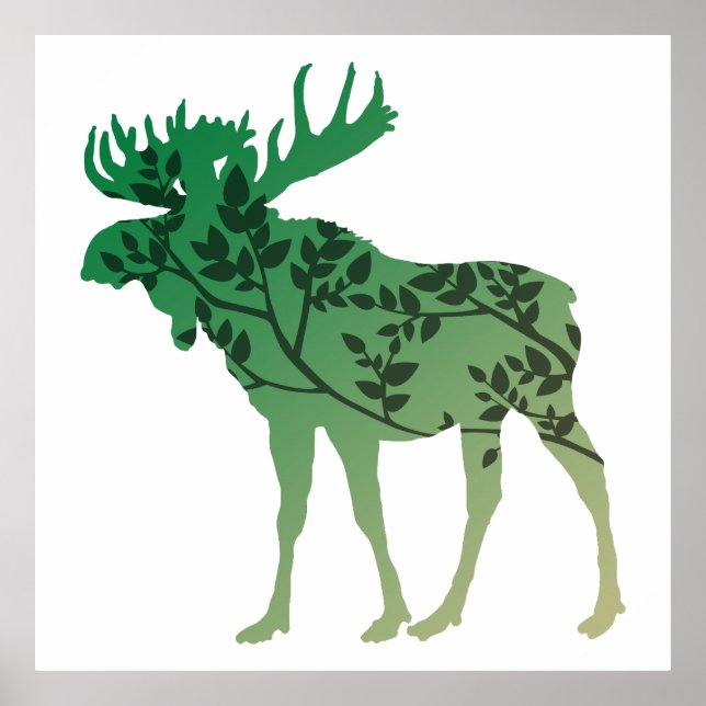 Póster Árbol moso (Frente)