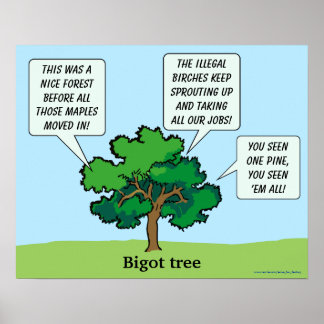 Póster Árbol obispado