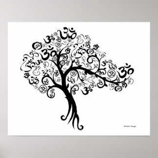 Póster Árbol OM