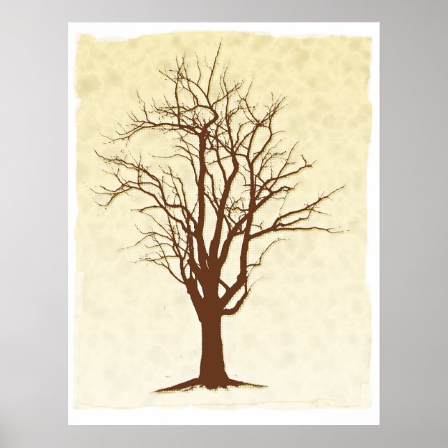 Póster Árbol oscuro (Frente)