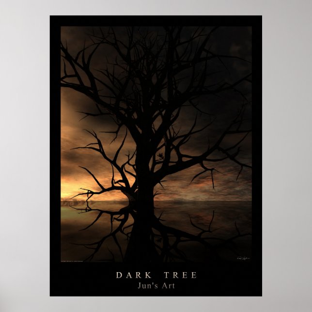 PÓSTER ÁRBOL OSCURO (Frente)