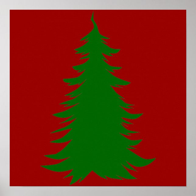 Póster Árbol para Navidad (Frente)