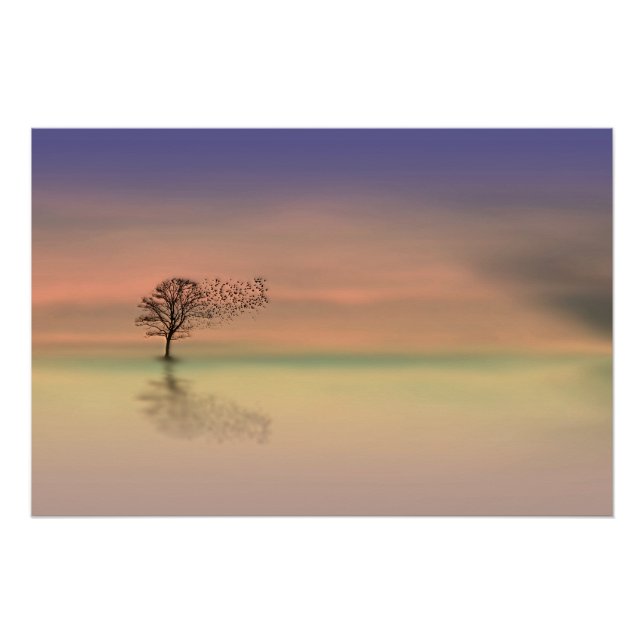 Póster Árbol que sopla en el viento (Anverso)