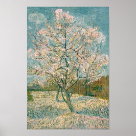 Póster Árbol rosa Van Gogh en Blossom (F404)
