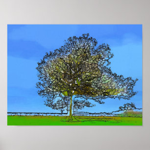 PÓSTER ÁRBOL SOLITARIO
