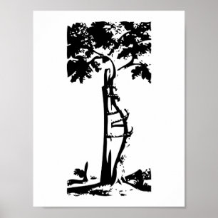 Póster Árbol Torcido Ortopédico