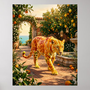 Póster Arboleda del Puma Cítrico