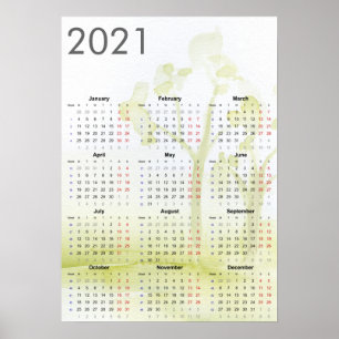 Póster Árboles acuáticos Poster 2021