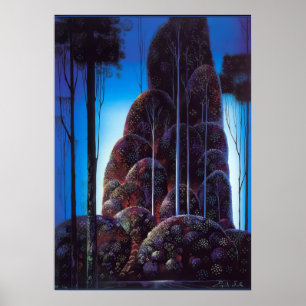 Póster Árboles Altos - 1987; Estados Unidos  Eyvind Earle