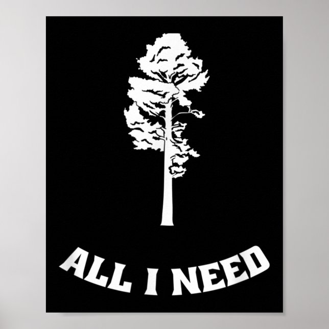 Póster Árboles Bosques Naturales Caminando Medio Ambiente (Frente)