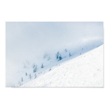 Arboles congelados sol y nubes en las montañas