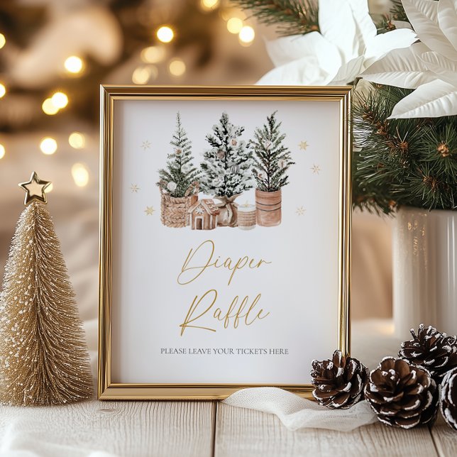 Póster Arboles de Navidad Rústicos de invierno Diaper Raf (Subido por el creador)