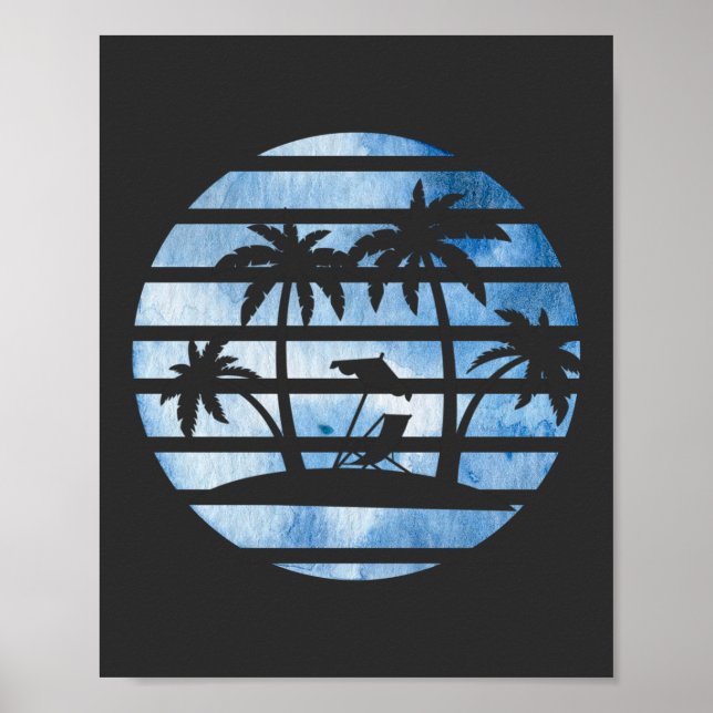 PÓSTER ÁRBOLES DE PALMA (Frente)
