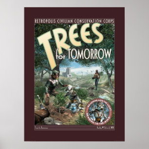 Póster Árboles para mañana poster (18x24")
