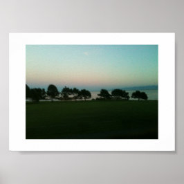 Póster Árboles que pasan fotografía de color de Canadá