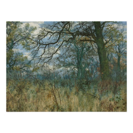 Póster Árboles y maleza - Jardín de William Fraser