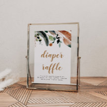 ARBOR Bohemia Feather Greeneration Baby Diaper Raf