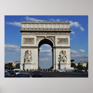 Póster Arc de Triomphe París Francia