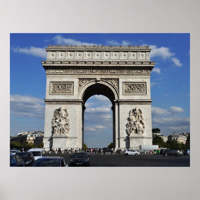 Póster Arc de Triomphe París Francia (Frente)
