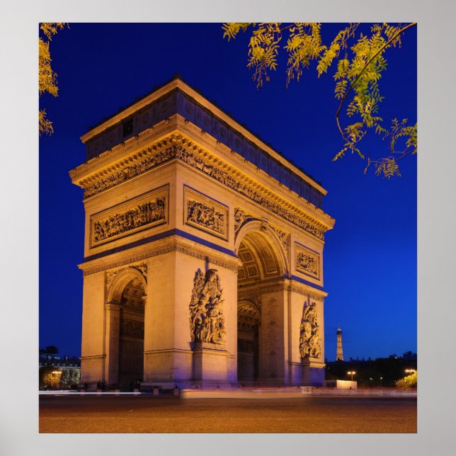 Póster Arc de Triomphe Place de LEtoile Star Square (Frente)