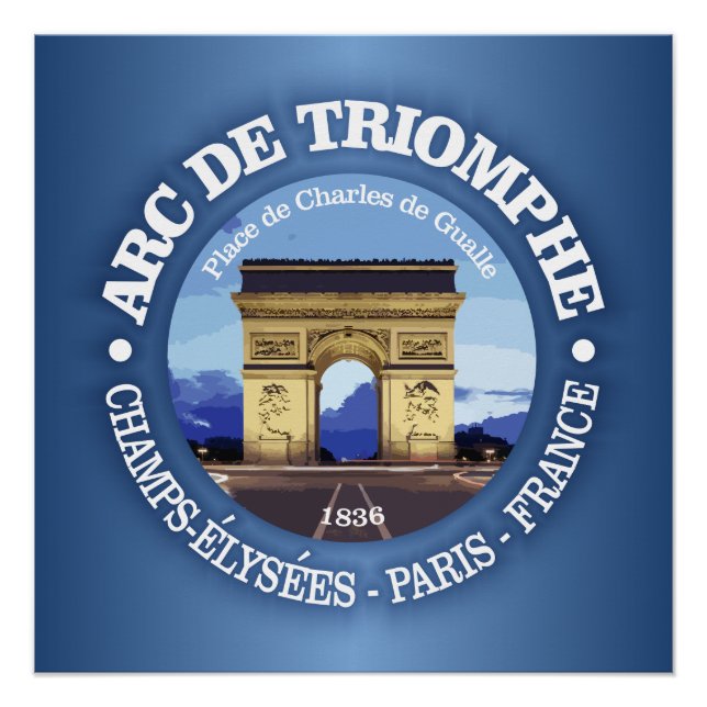 Póster Arc de Triomphe (rd) (Anverso)