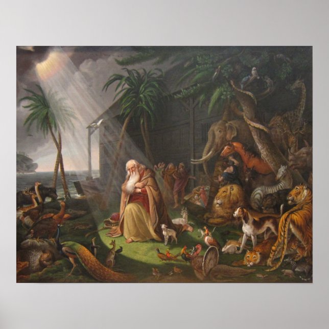 Póster Arca de Noah, de Charles Wilson Peale - Circa 1819 (Frente)
