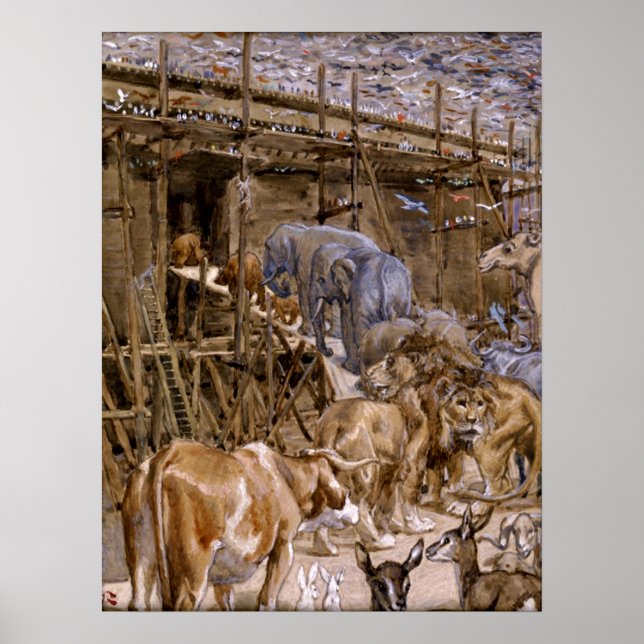 Póster Arca de Noah de James Tissot - Circa 1900 (Frente)