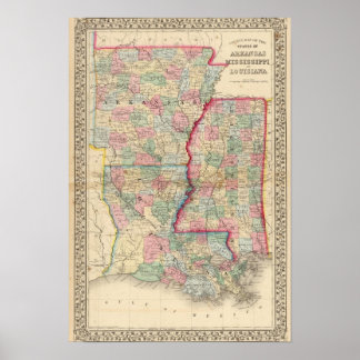Póster Arca, señorita, La Map por Mitchell