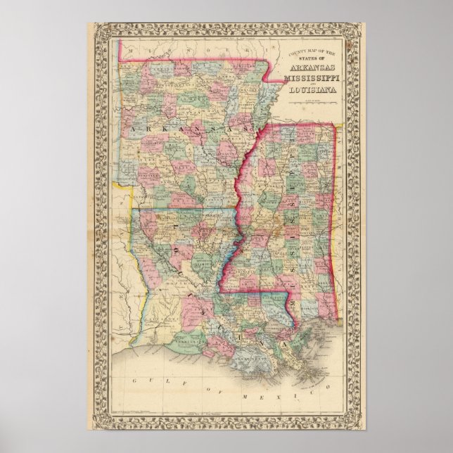 Póster Arca, señorita, La Map por Mitchell (Frente)