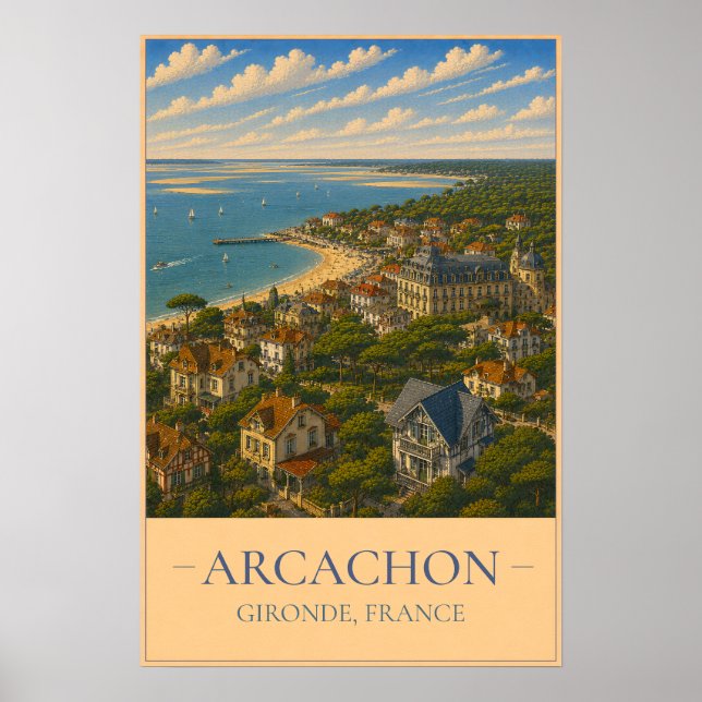 Póster Arcachon (Frente)