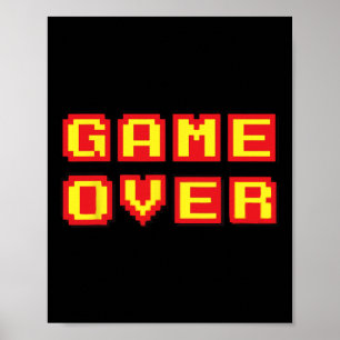 Póster Arcada de Regalo de Juegos de Videojuegos Retro Vi