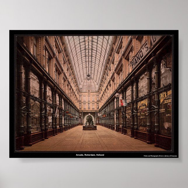 Póster Arcade, Rotterdam, Holanda (Frente)