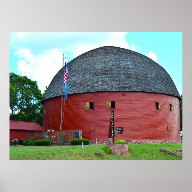 Póster Arcadia Round Barn (Frente)