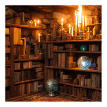 Arcana Storeroom Fantasy Art Poster